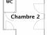 Plan chambre 2